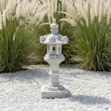 Figura ogrodowa Lampa prosta H: 80cm betonowa
