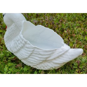 Figura ozdobna ŁABĘDŹ MŁODY DONICA - zdjęcie 4