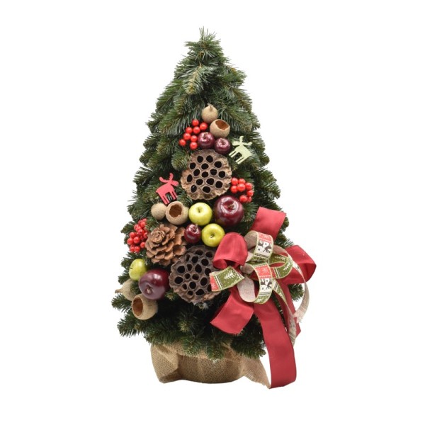 Choinka stożkowa dekorowana 50 cm KARIBU