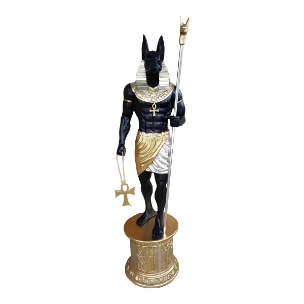 Figura dekoracyjna Anubis H: 250cm z żywicy