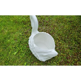 Figura Łabędź donica mini H: 27 cm - zdjęcie 5
