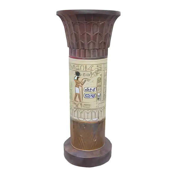 Figura dekoracyjna Kolumna egipska H: 90cm z żywicy