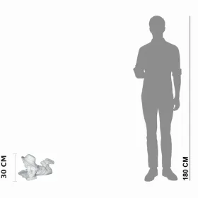 Figura ogrodowa Chłopak z książką H: 30cm betonowa - zdjęcie 2