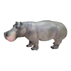 Figura dekoracyjna Hipopotam wym. 79×173×59cm z żywicy