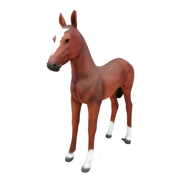Figura dekoracyjna Źrebię wym. 138×132×33cm z żywicy