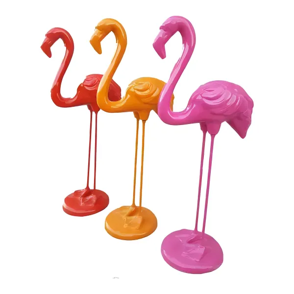 Figura dekoracyjna Flaming H: 119cm z żywicy