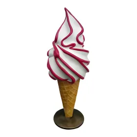 Figura dekoracyjna Lody soft w rożku H: 140cm z żywicy - zdjęcie 2