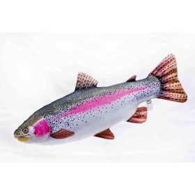 Poduszka dekoracyjna ryba Pstrag tęczowy 62 cm maskotka - zdjęcie 1