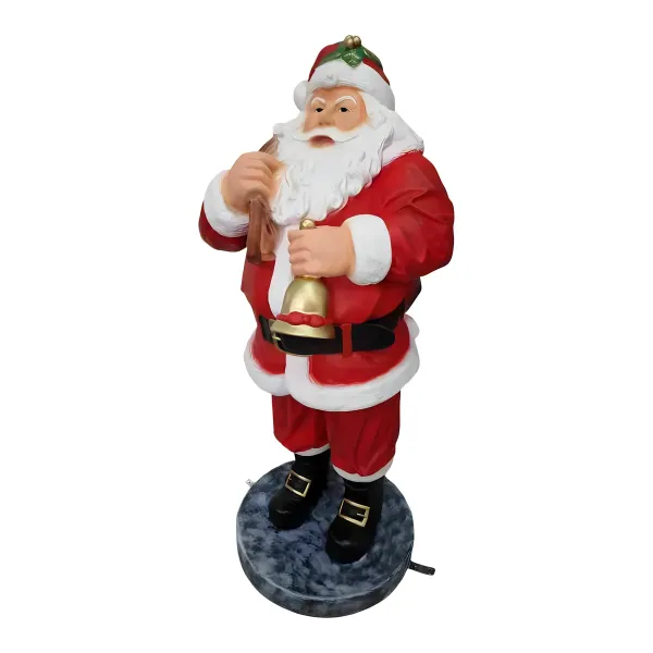 Figura dekoracyjna Św. Mikołaj H: 185cm z żywicy