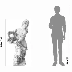 Figura ogrodowa Kobieta z dzbanem duża H: 140cm betonowa - zdjęcie 2