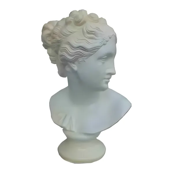 Figura dekoracyjna Popiersie klasyczne kobiece H: 45cm z żywicy
