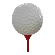 Figura dekoracyjna Kula golfowa wym. 120×200cm z żywicy