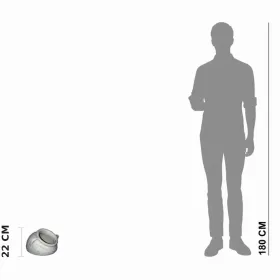 Figura ogrodowa Donica Dzban okrągły mały H: 22cm betonowa - zdjęcie 2
