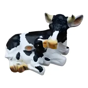 Figura dekoracyjna Krowa H: 36cm z żywicy - zdjęcie 2