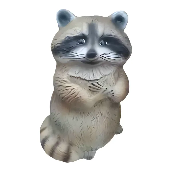 Figura dekoracyjna Szop pracz H: 40cm z żywicy