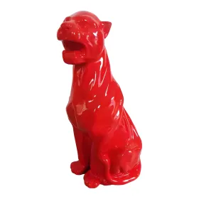 Figura dekoracyjna Puma siedząca H: 80cm z żywicy - zdjęcie 2