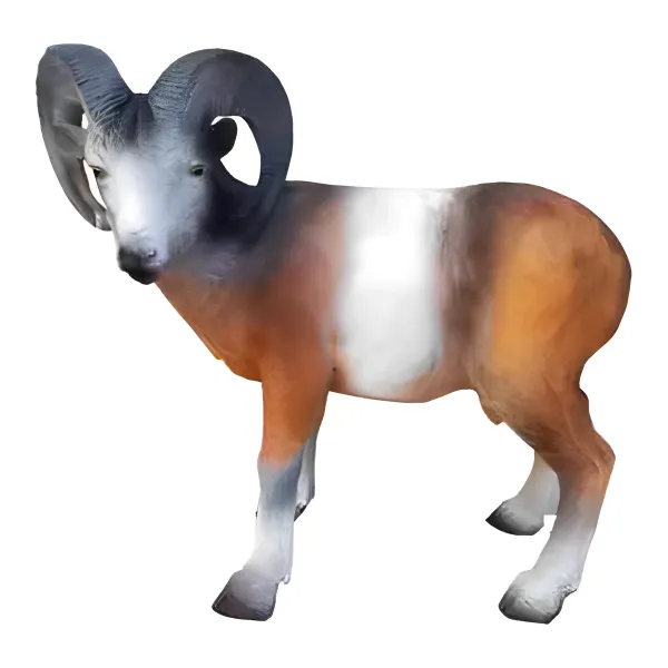 Figura dekoracyjna Muflon wym. 63×68cm z żywicy