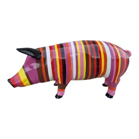 Figura dekoracyjna Świnia wym. 40×80cm z żywicy - zdjęcie 2