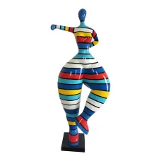 Figura dekoracyjna Figura tańcząca H: 85cm z żywicy