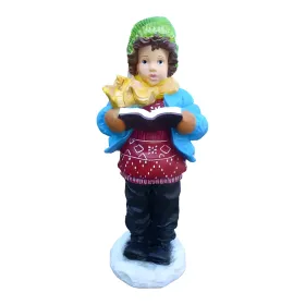 Figura dekoracyjna Dziecko kolędnik H: 51cm z żywicy - zdjęcie 2