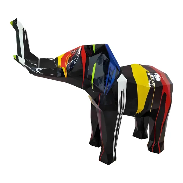 Figura dekoracyjna Słoń wym. 147×176×94cm z żywicy