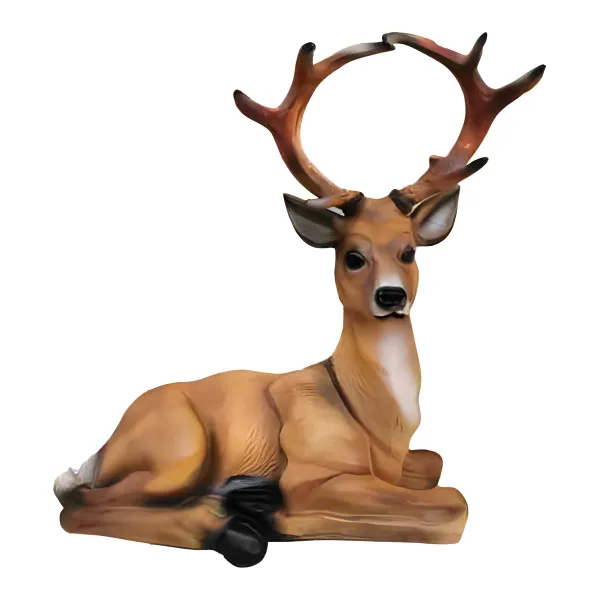 Figura dekoracyjna Jeleń wym. 75×67cm z żywicy