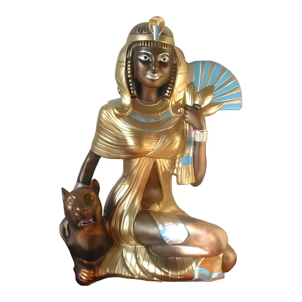 Figura dekoracyjna Kleopatra H: 51cm z żywicy