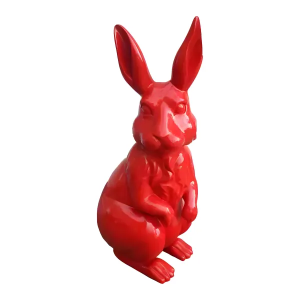 Figura dekoracyjna Królik H: 220cm z żywicy
