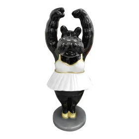 Figura dekoracyjna Hipopotam baletnica H: 102cm z żywicy - zdjęcie 2