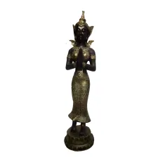 Figura dekoracyjna Tajski anioł stojący H: 45cm z żywicy