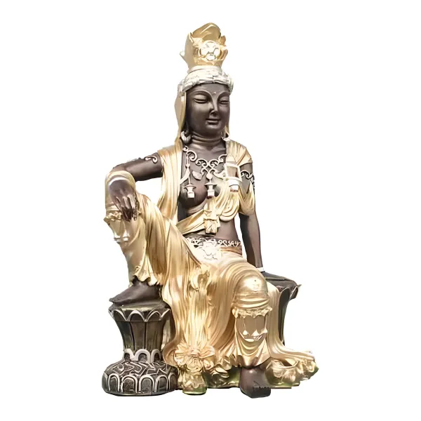 Figura dekoracyjna Kuan Yin H: 65cm z żywicy