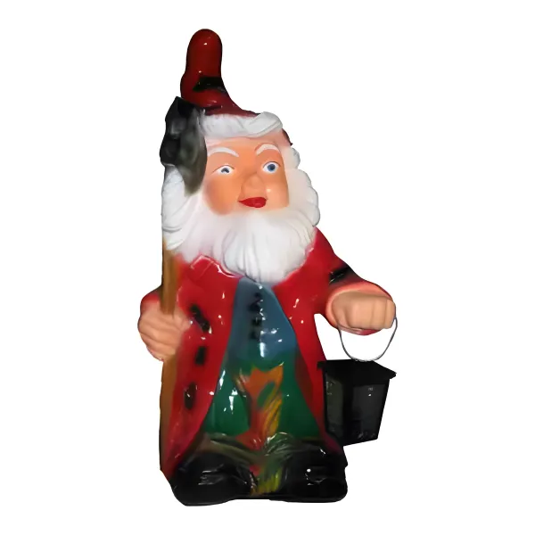 Figura dekoracyjna Krasnal z latarnią H: 75cm z żywicy