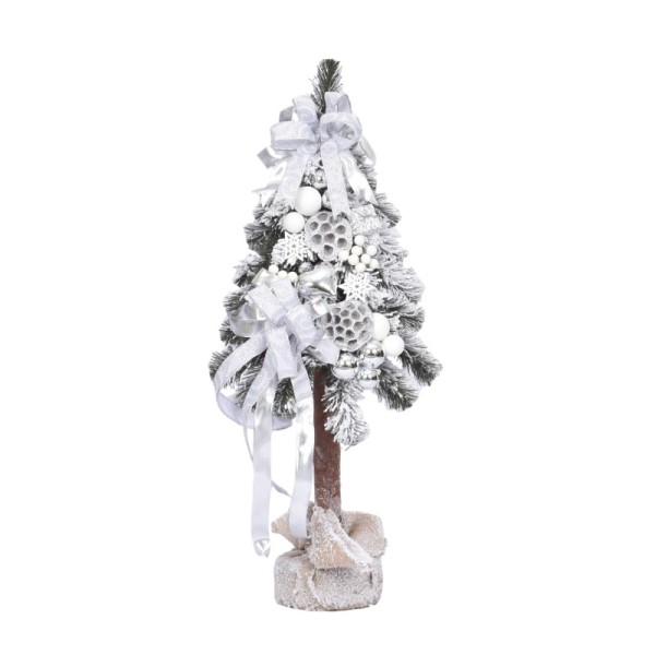 Choinka tatra dekorowana ośnieżona 80 cm WINTER