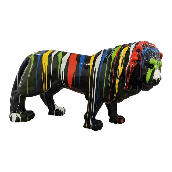 Figura dekoracyjna Lew wym. 140×190×61cm z żywicy