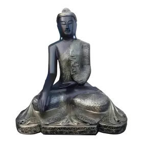Figura dekoracyjna Budda siedzący H: 90cm z żywicy - zdjęcie 2