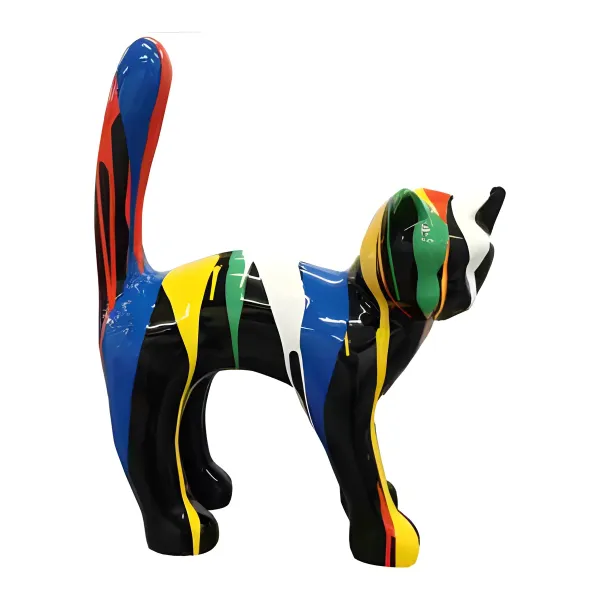Figura dekoracyjna Kot H: 40cm z żywicy