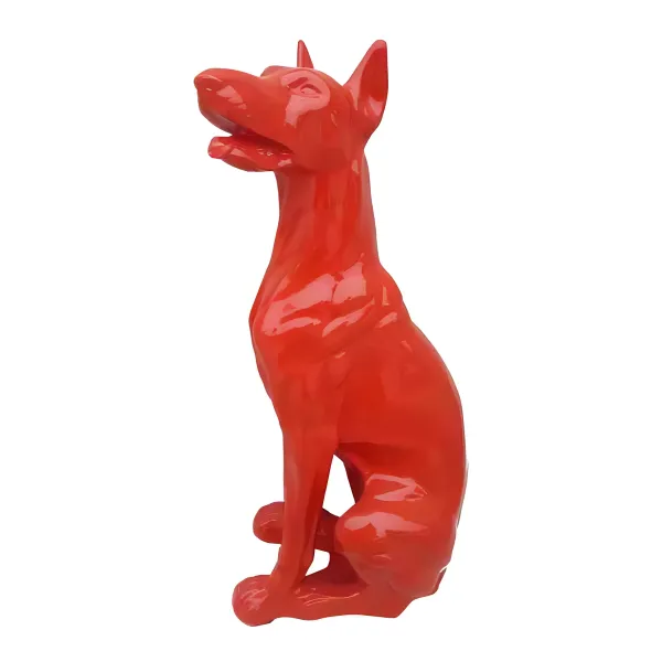 Figura dekoracyjna Pies H: 80cm z żywicy