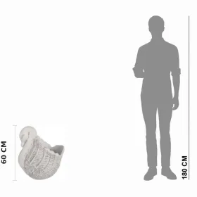 Figura ogrodowa Łabędź donica duża H: 60cm betonowa - zdjęcie 2