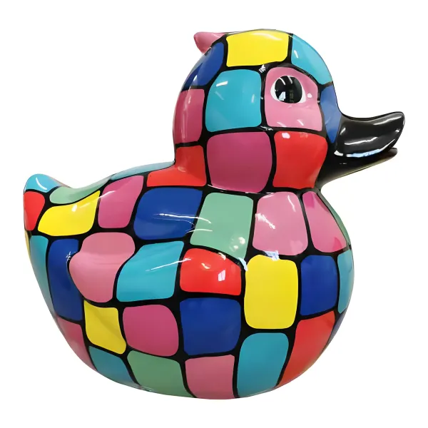 Figura dekoracyjna Kaczka H: 60cm z żywicy