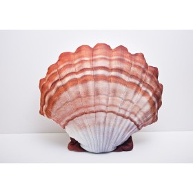 Poduszka dekoracyjna ryba Muszla pomarańczowa 45 cm maskotka - zdjęcie 2