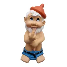 Figura dekoracyjna Krasnal rubaszny obsceniczny H: 32cm z żywicy