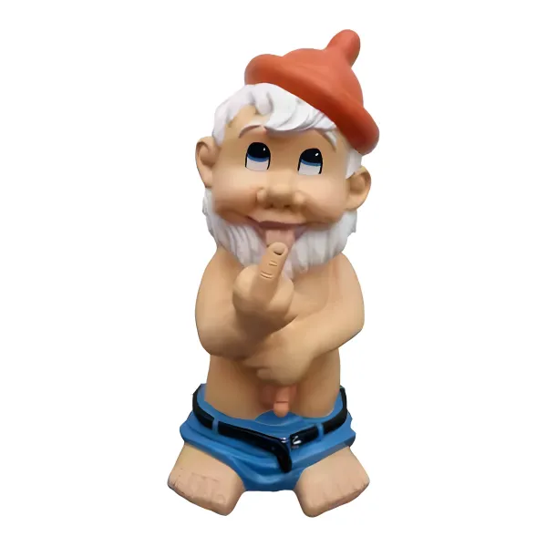 Figura dekoracyjna Krasnal rubaszny obsceniczny H: 32cm z żywicy