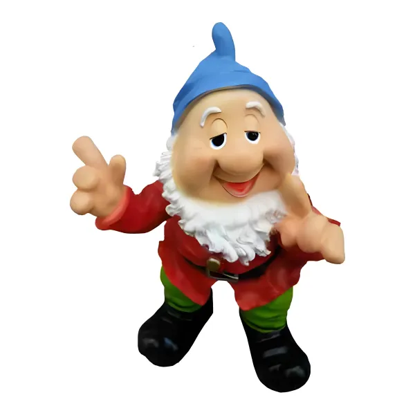 Figura dekoracyjna Krasnoludek H: 58cm z żywicy