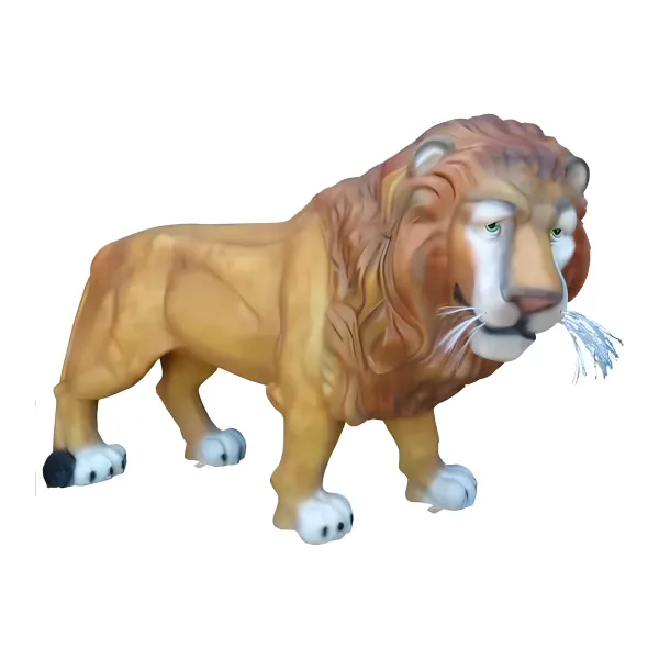 Figura dekoracyjna Lew wym. 118×210cm z żywicy
