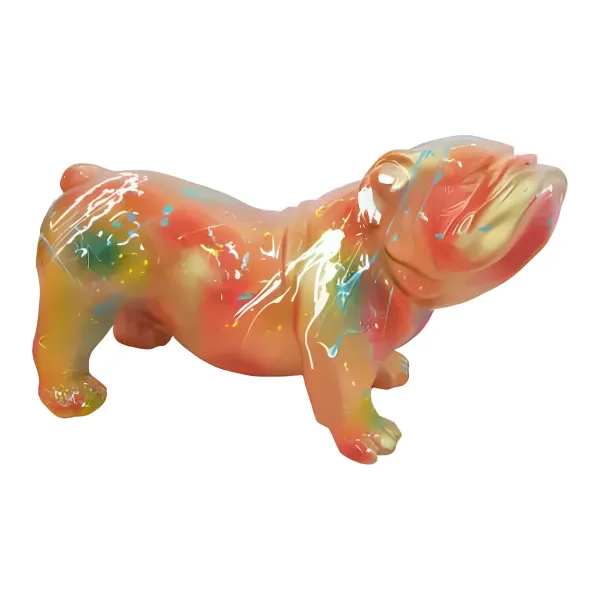 Figura dekoracyjna Pies wym. 32×55cm z żywicy