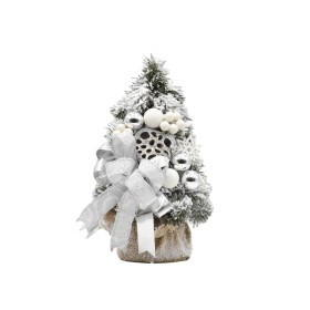 Choinka stożkowa dekorowana ośnieżona 30 cm WINTER - zdjęcie 1