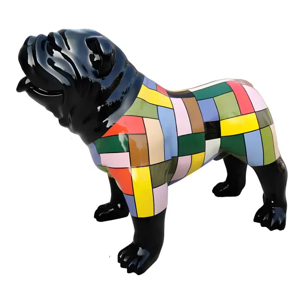 Figura dekoracyjna Pies wym. 74×90cm z żywicy