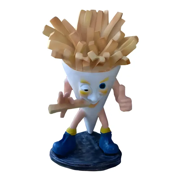 Figura dekoracyjna Frytki figura reklamowa H: 85cm z żywicy
