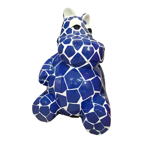 Figura dekoracyjna Hipopotam H: 48cm z żywicy