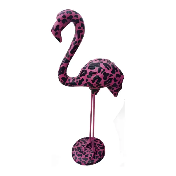 Figura dekoracyjna Flaming H: 119cm z żywicy